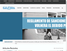 Tablet Screenshot of eleutera.org